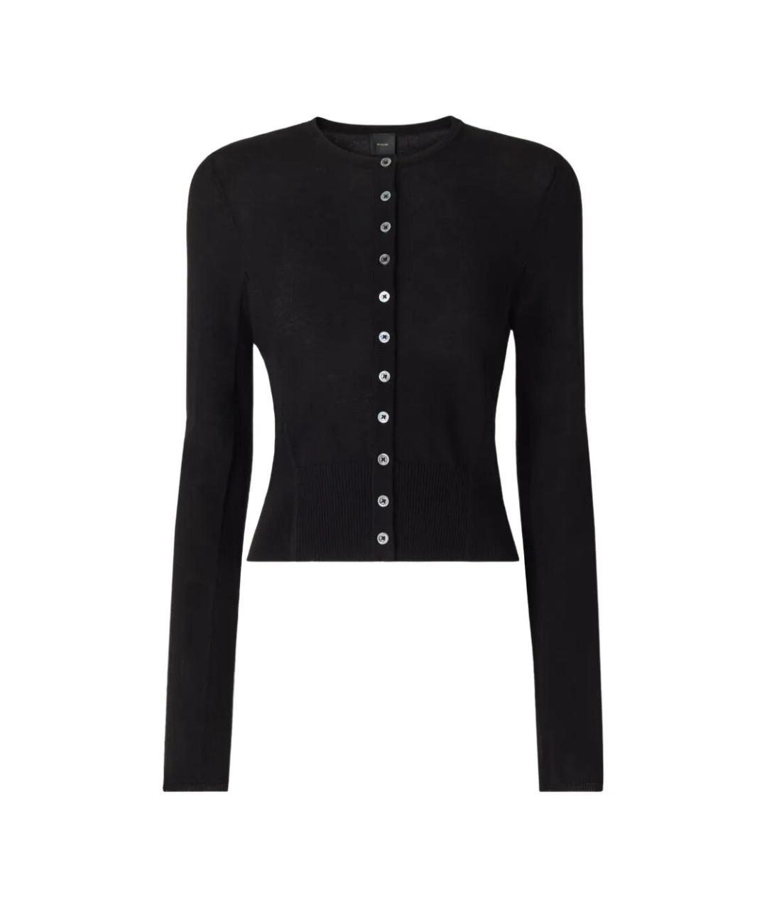 PINKO Черный вискозный кардиган, фото 1