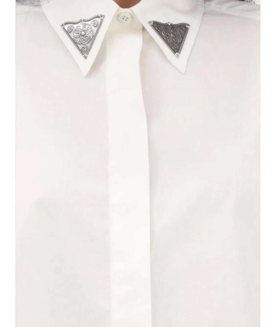 PINKO Белая хлопковая рубашка, фото 2