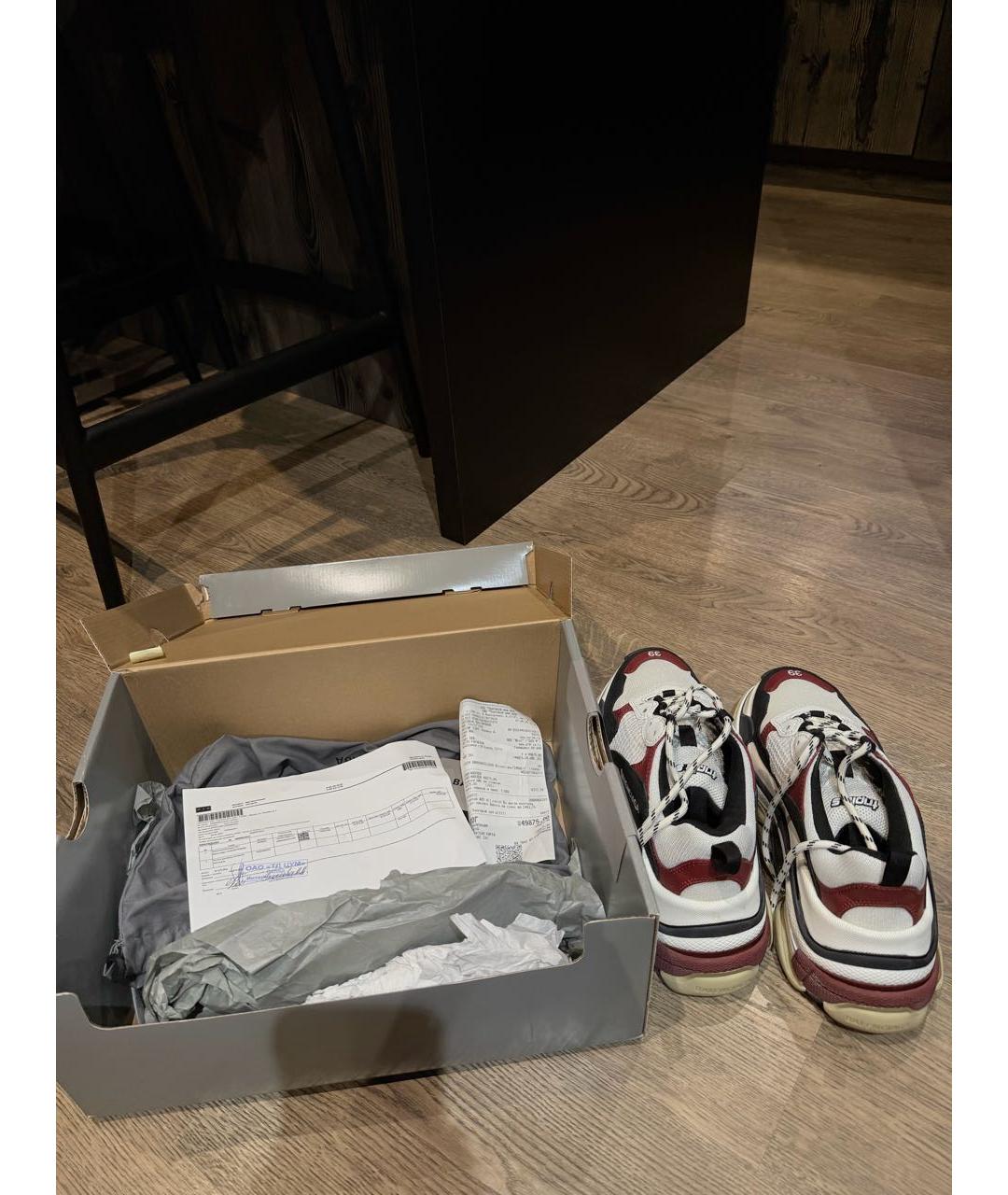 BALENCIAGA Мульти текстильные кроссовки, фото 6