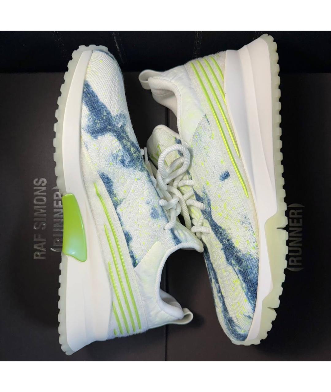 LOUIS VUITTON Белые текстильные низкие кроссовки / кеды, фото 4