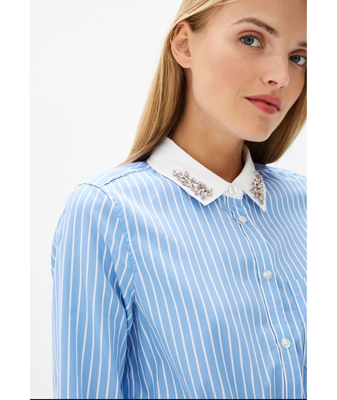 TWIN-SET Голубое хлопковое платье, фото 4