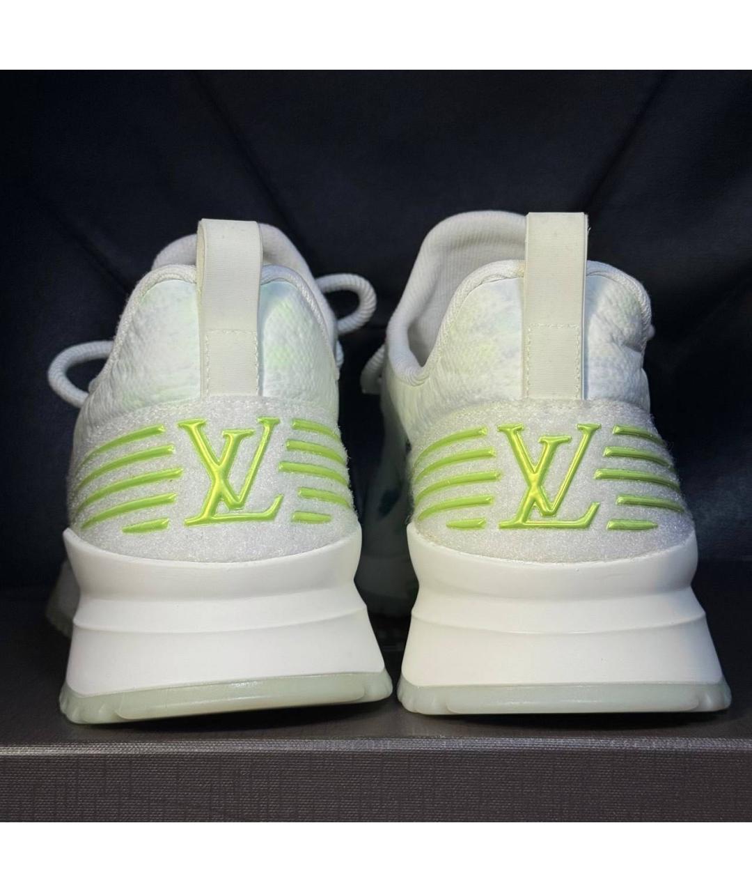 LOUIS VUITTON Белые текстильные кроссовки, фото 2