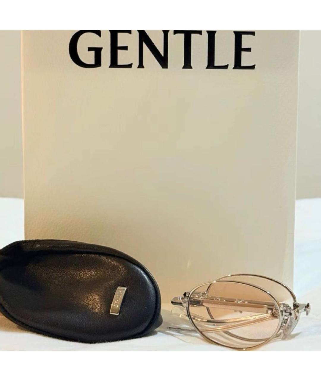 GENTLE MONSTER Розовые металлические солнцезащитные очки, фото 6