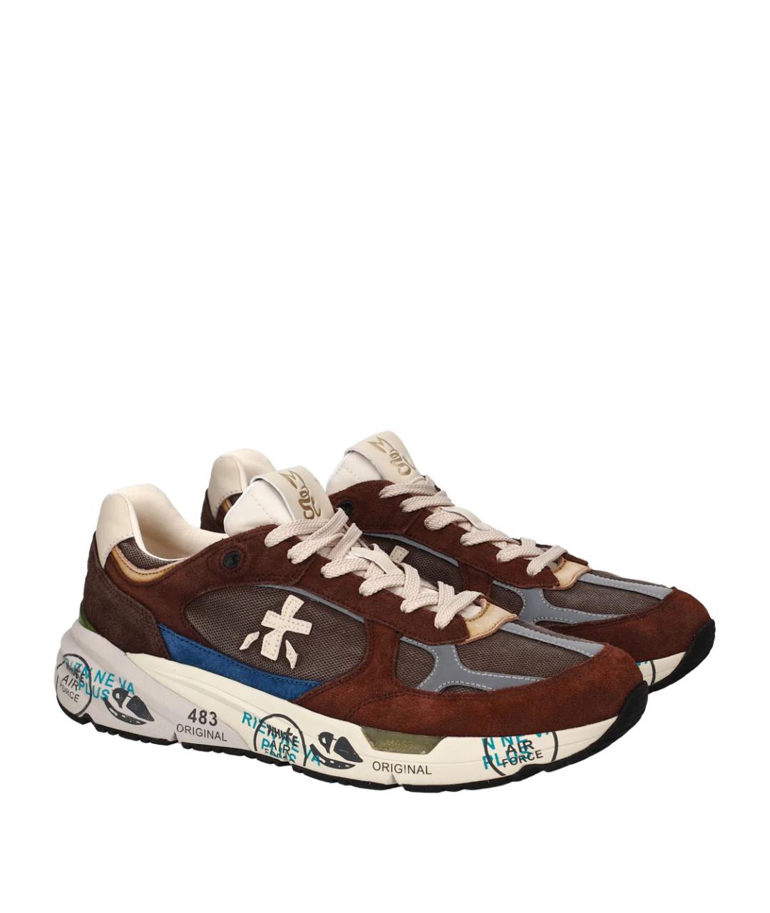 PREMIATA Кожаные низкие кроссовки / кеды, фото 2