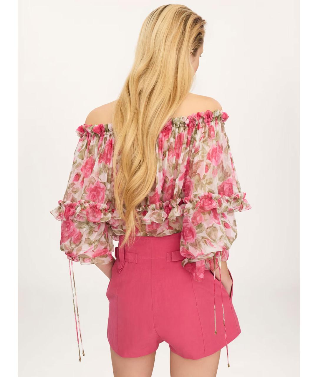 CHLOE Мульти шелковая блузы, фото 3