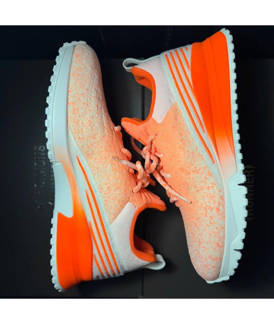 LOUIS VUITTON Оранжевое текстильные кроссовки, фото 4