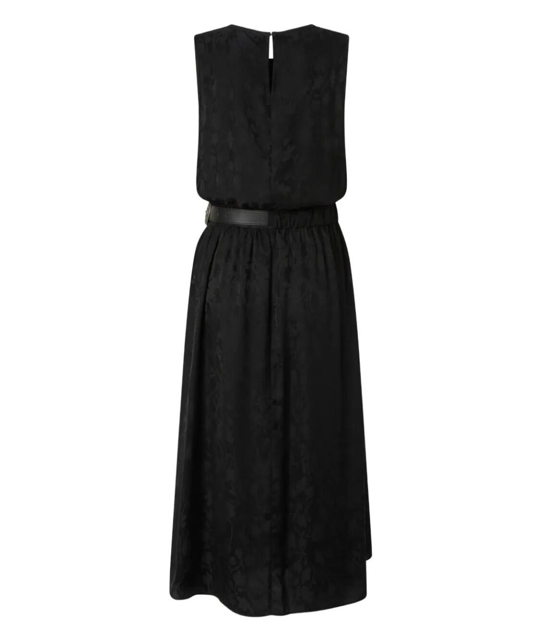 PINKO Черное вискозное платье, фото 2
