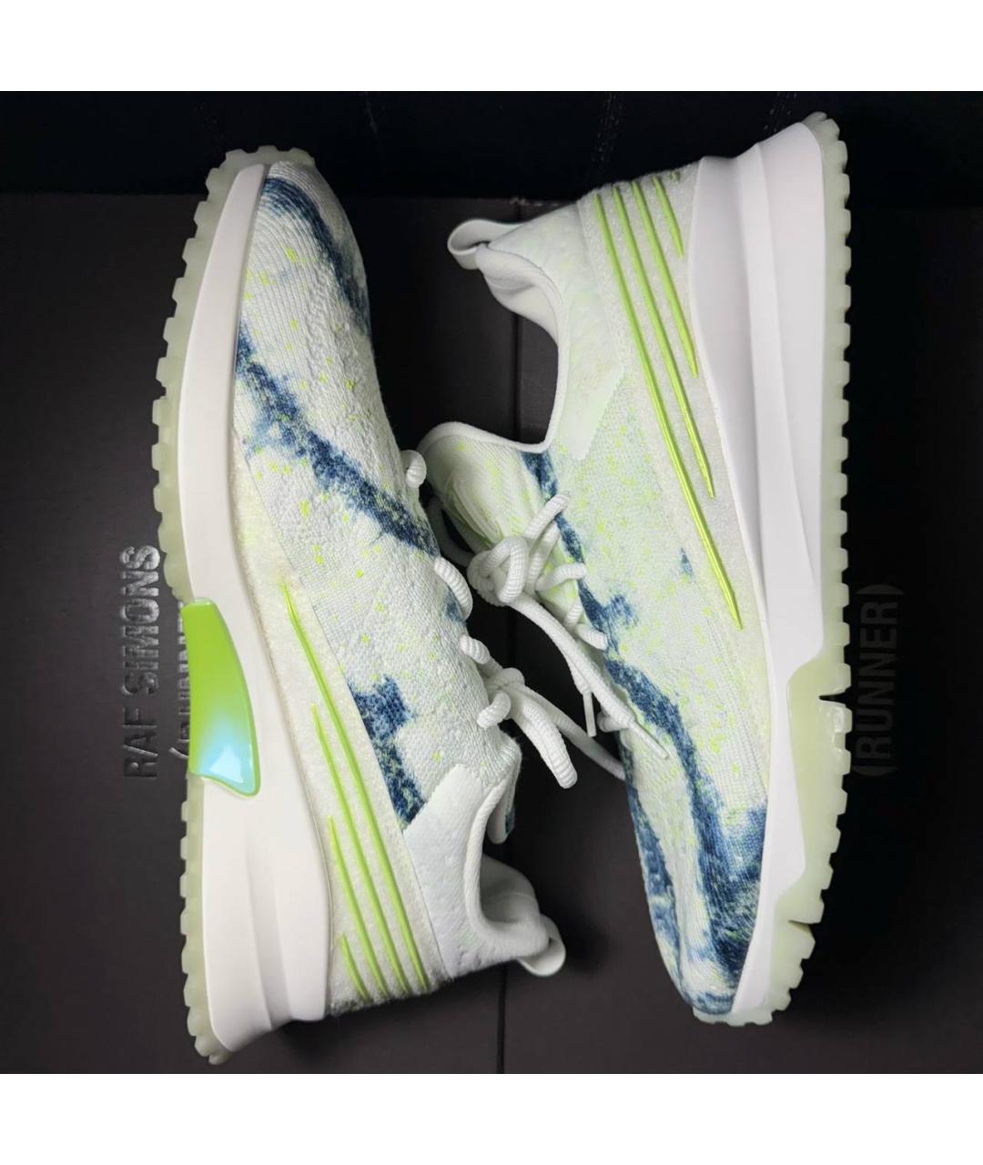 LOUIS VUITTON Белые текстильные низкие кроссовки / кеды, фото 4