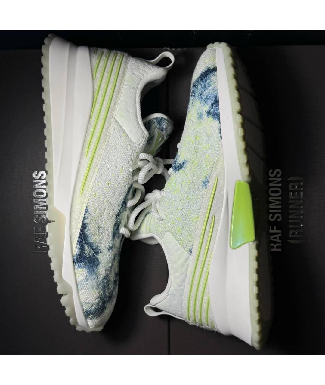 LOUIS VUITTON Белые текстильные низкие кроссовки / кеды, фото 5