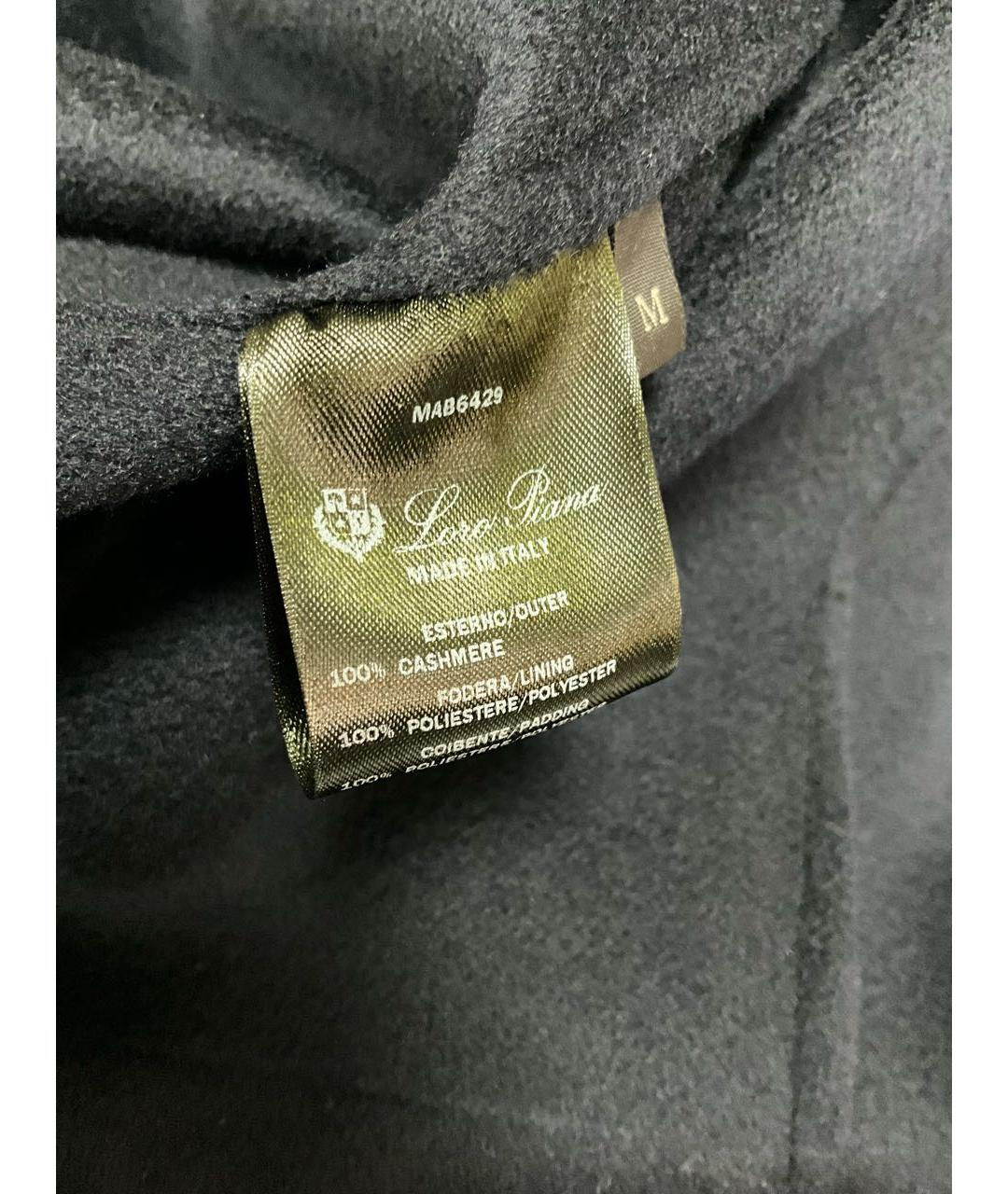 LORO PIANA Темно-синее кашемировое пальто, фото 5