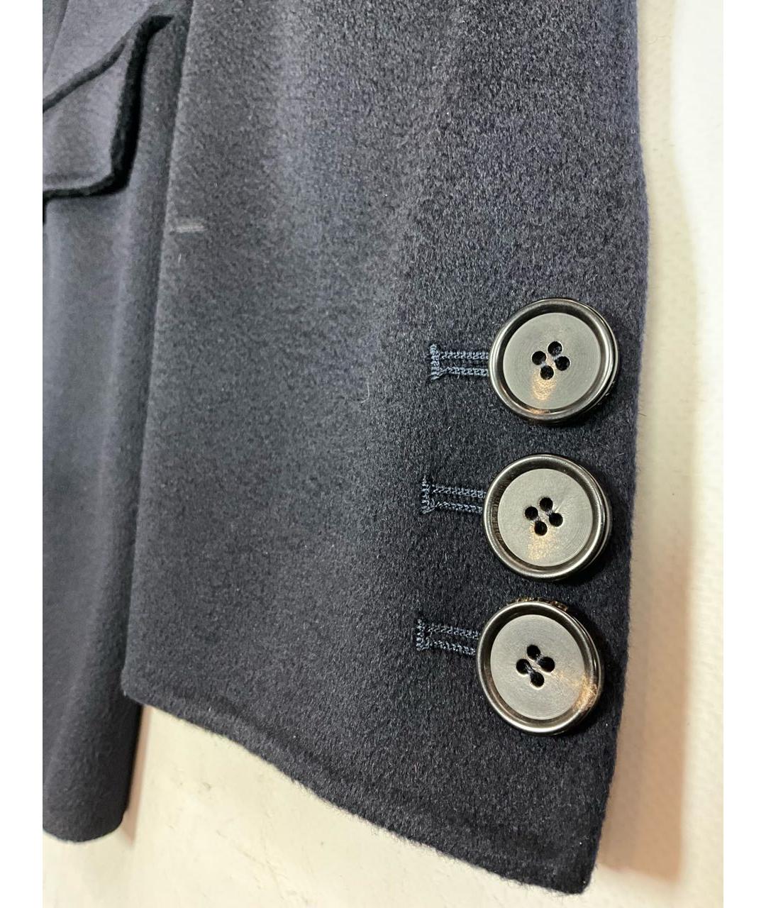 LORO PIANA Темно-синее кашемировое пальто, фото 2