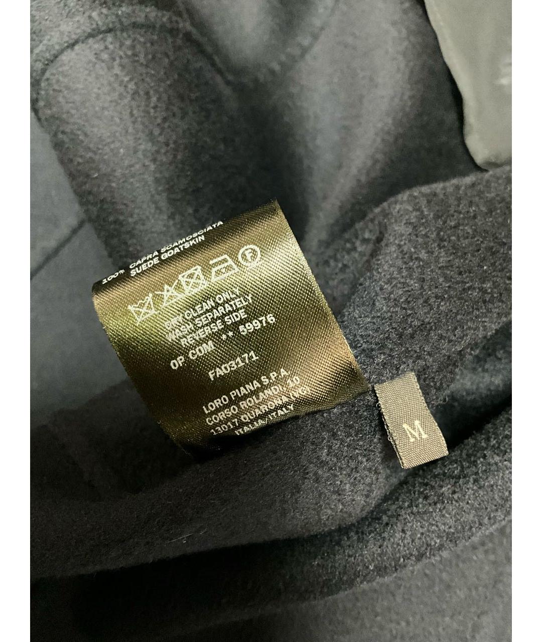 LORO PIANA Темно-синее кашемировое пальто, фото 6