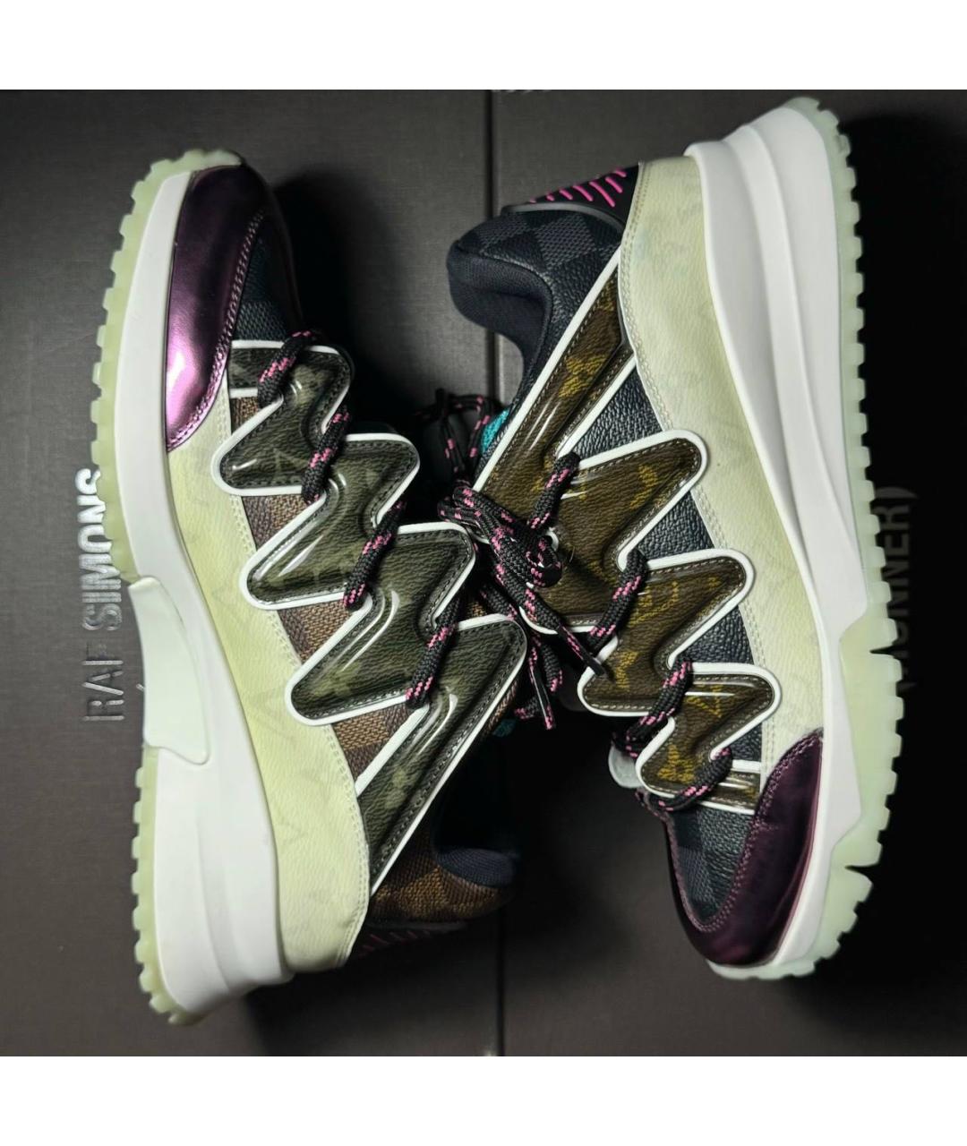 LOUIS VUITTON Мульти кожаные кроссовки, фото 5