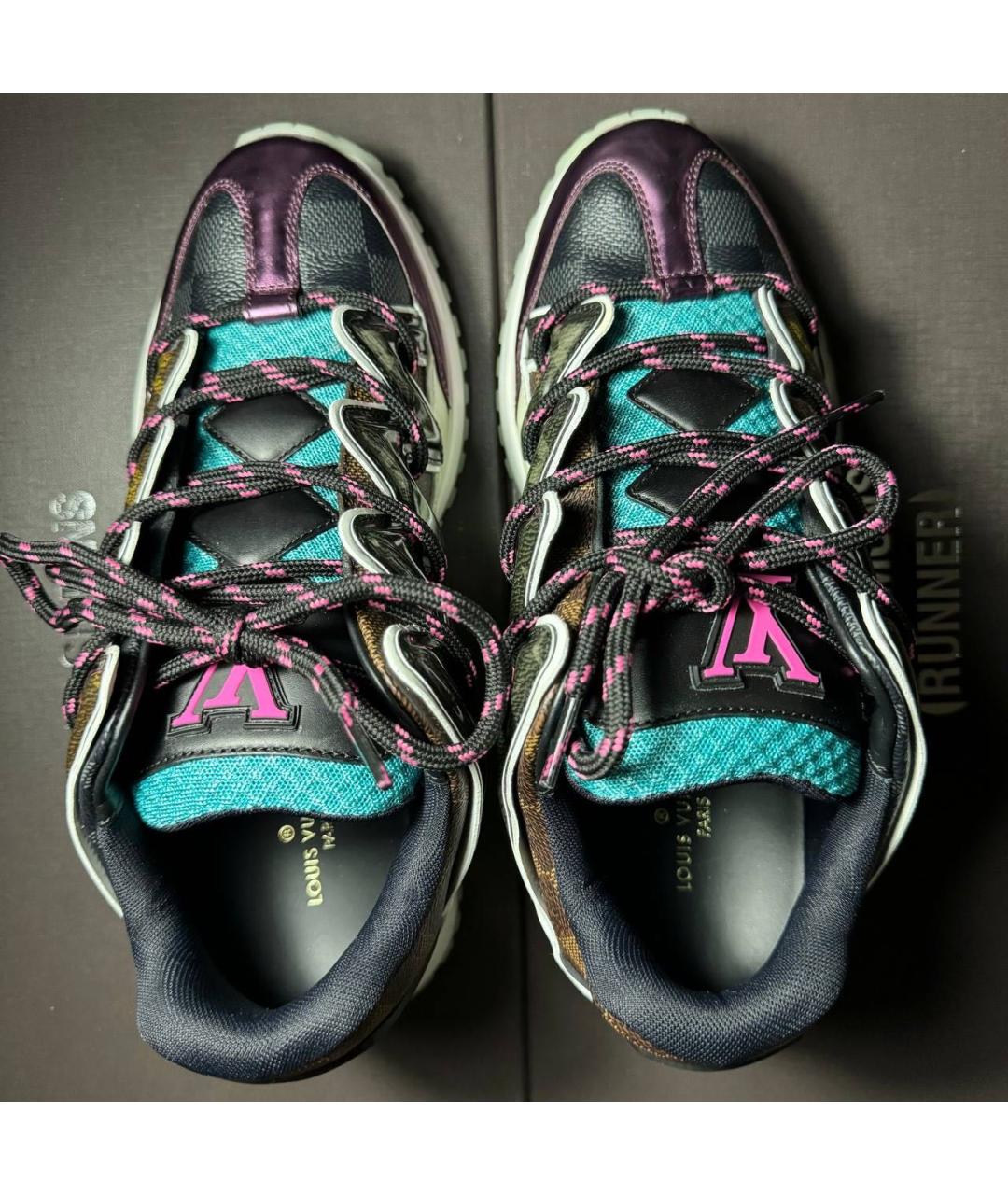 LOUIS VUITTON Мульти кожаные кроссовки, фото 7