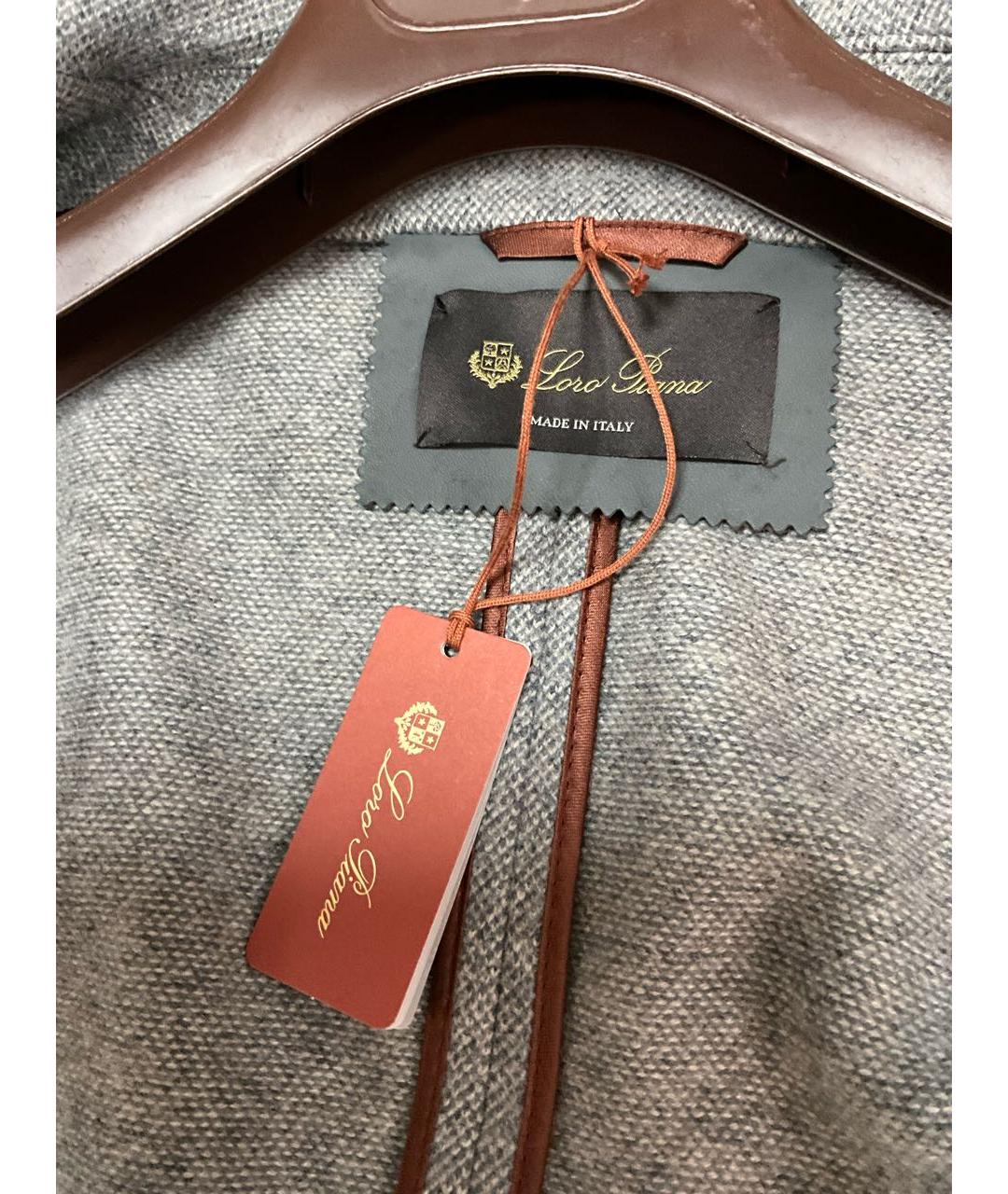 LORO PIANA Серая кашемировая куртка, фото 5