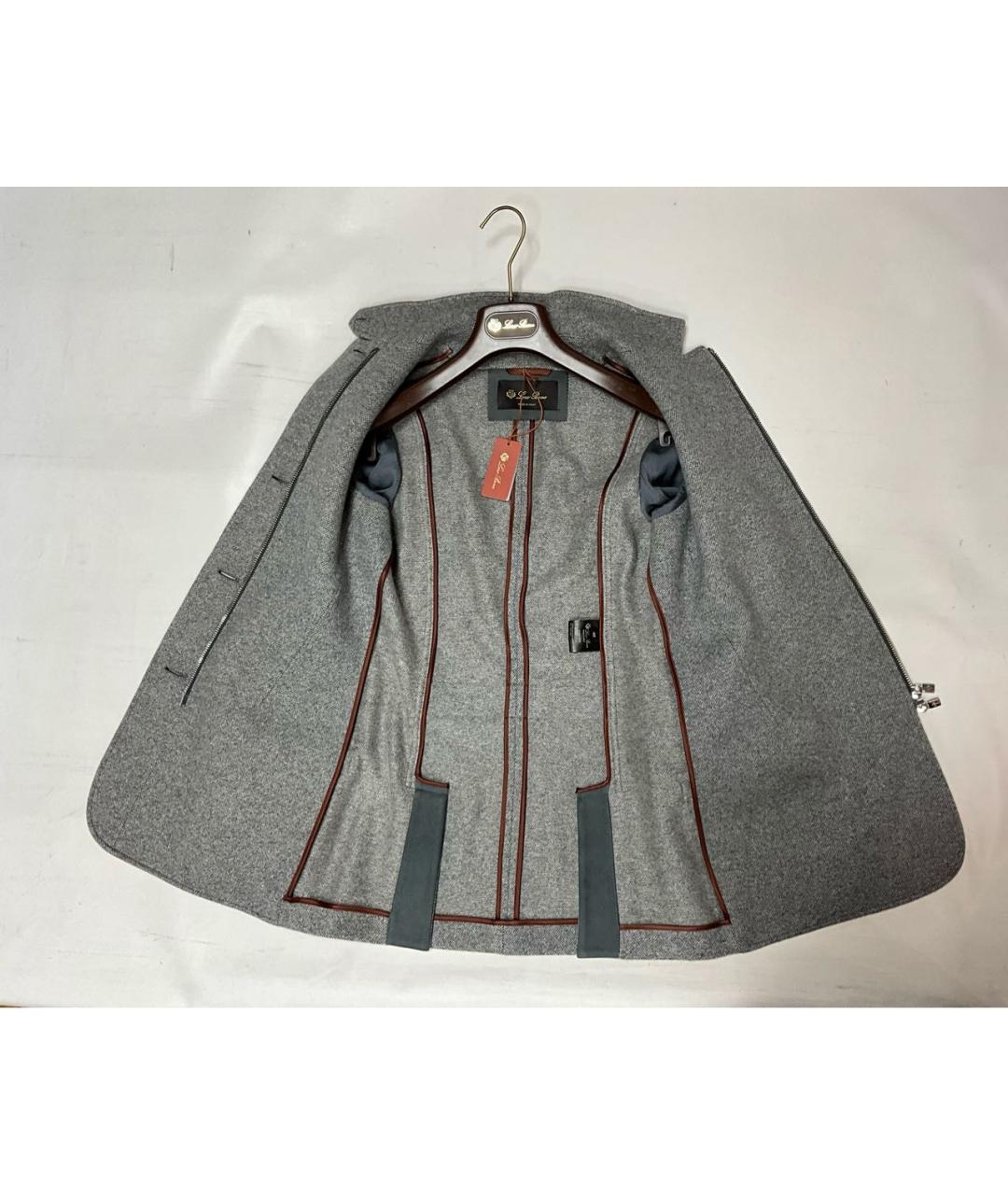 LORO PIANA Серая кашемировая куртка, фото 4