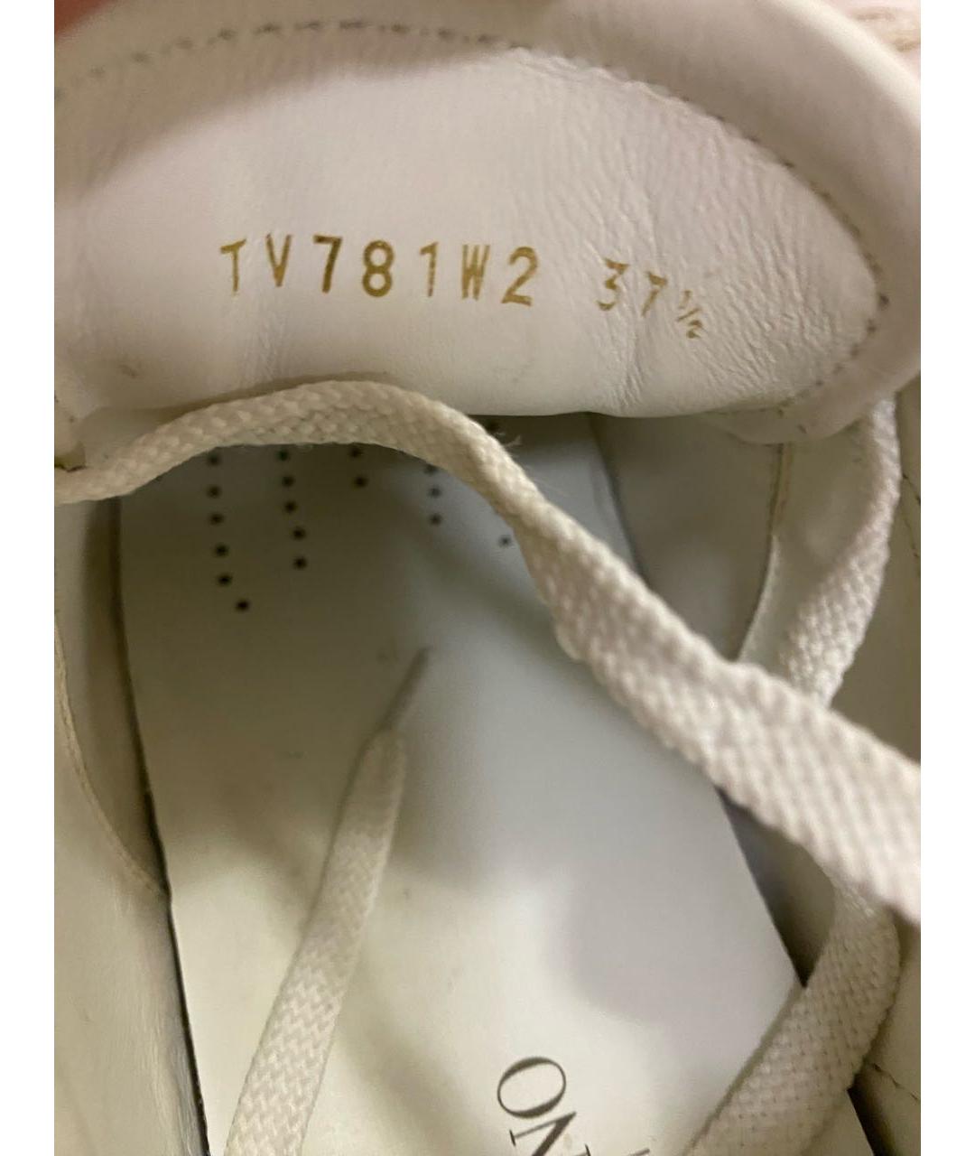 VALENTINO Белые кожаные кроссовки, фото 5