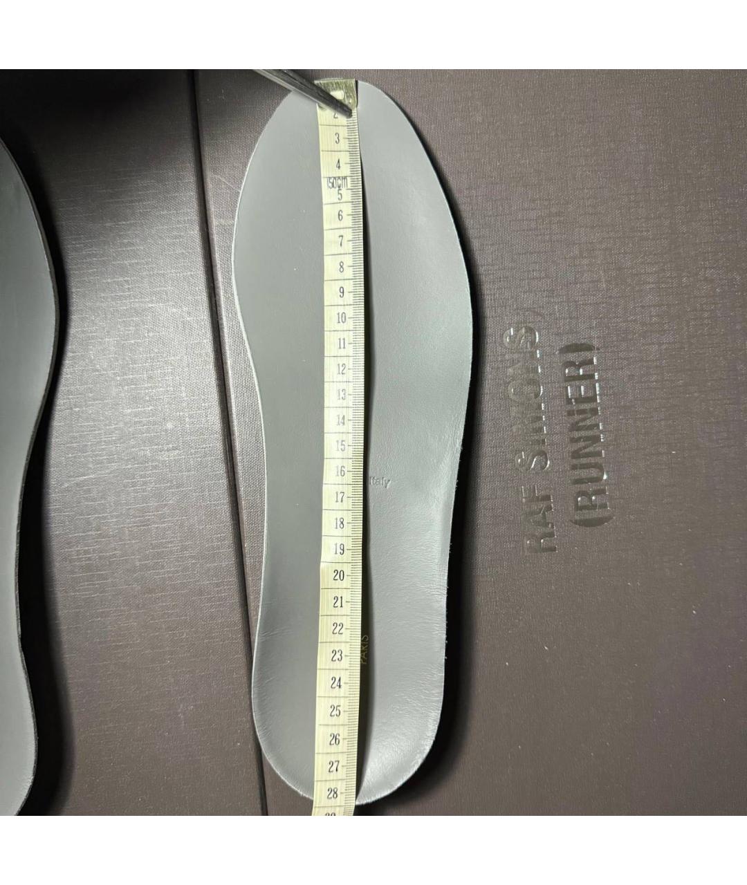 LOUIS VUITTON Серебряные текстильные низкие кроссовки / кеды, фото 8