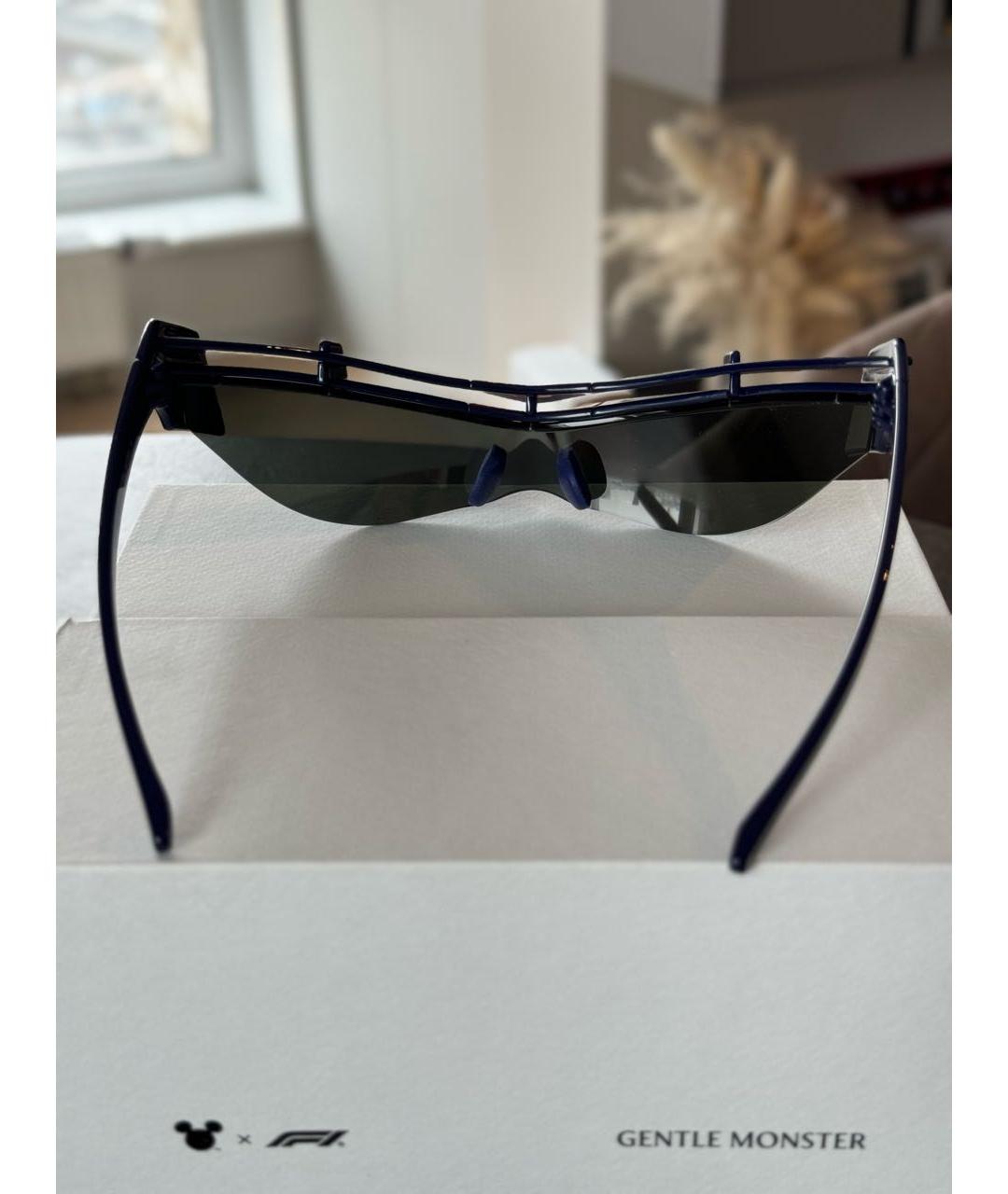 GENTLE MONSTER Темно-синие пластиковые солнцезащитные очки, фото 8