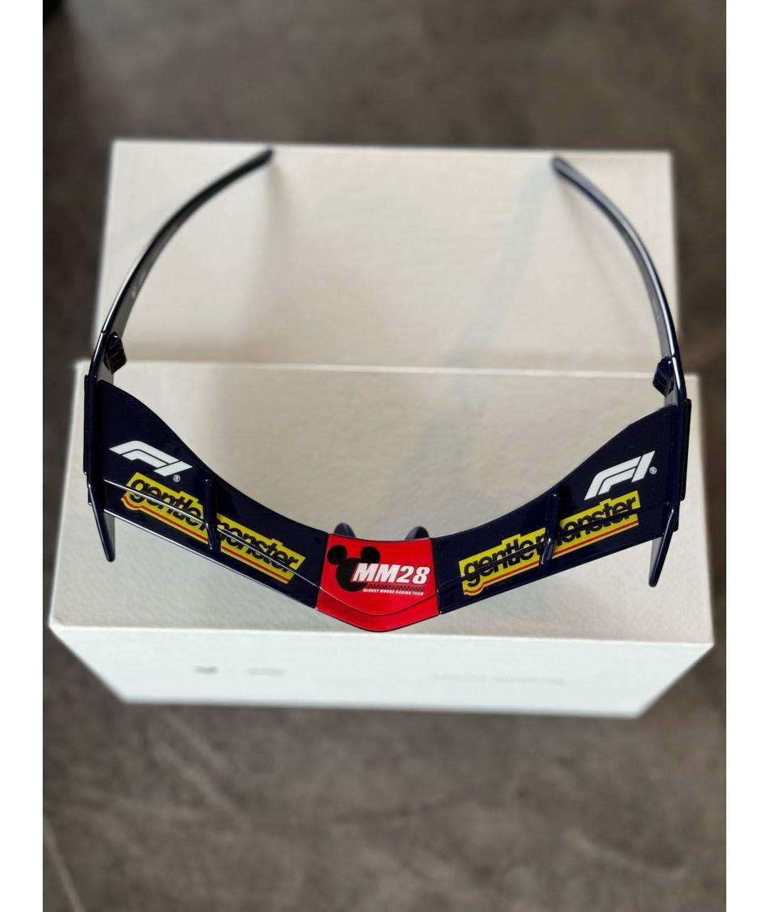 GENTLE MONSTER Темно-синие пластиковые солнцезащитные очки, фото 4