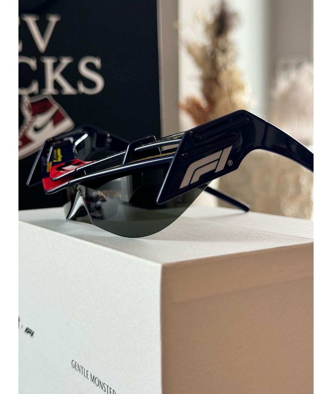 GENTLE MONSTER Темно-синие пластиковые солнцезащитные очки, фото 5