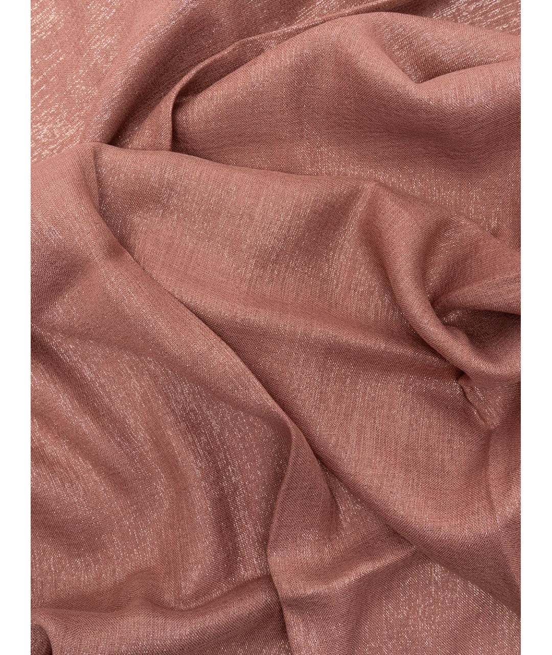 BRUNELLO CUCINELLI Розовый кашемировый шарф, фото 4