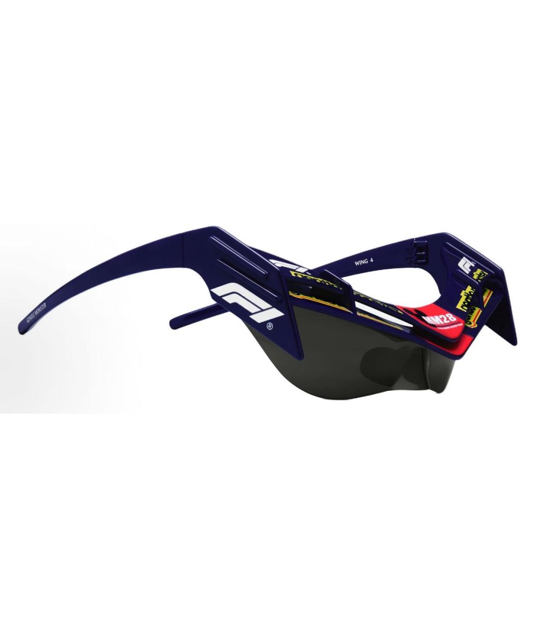 GENTLE MONSTER Темно-синие пластиковые солнцезащитные очки, фото 4