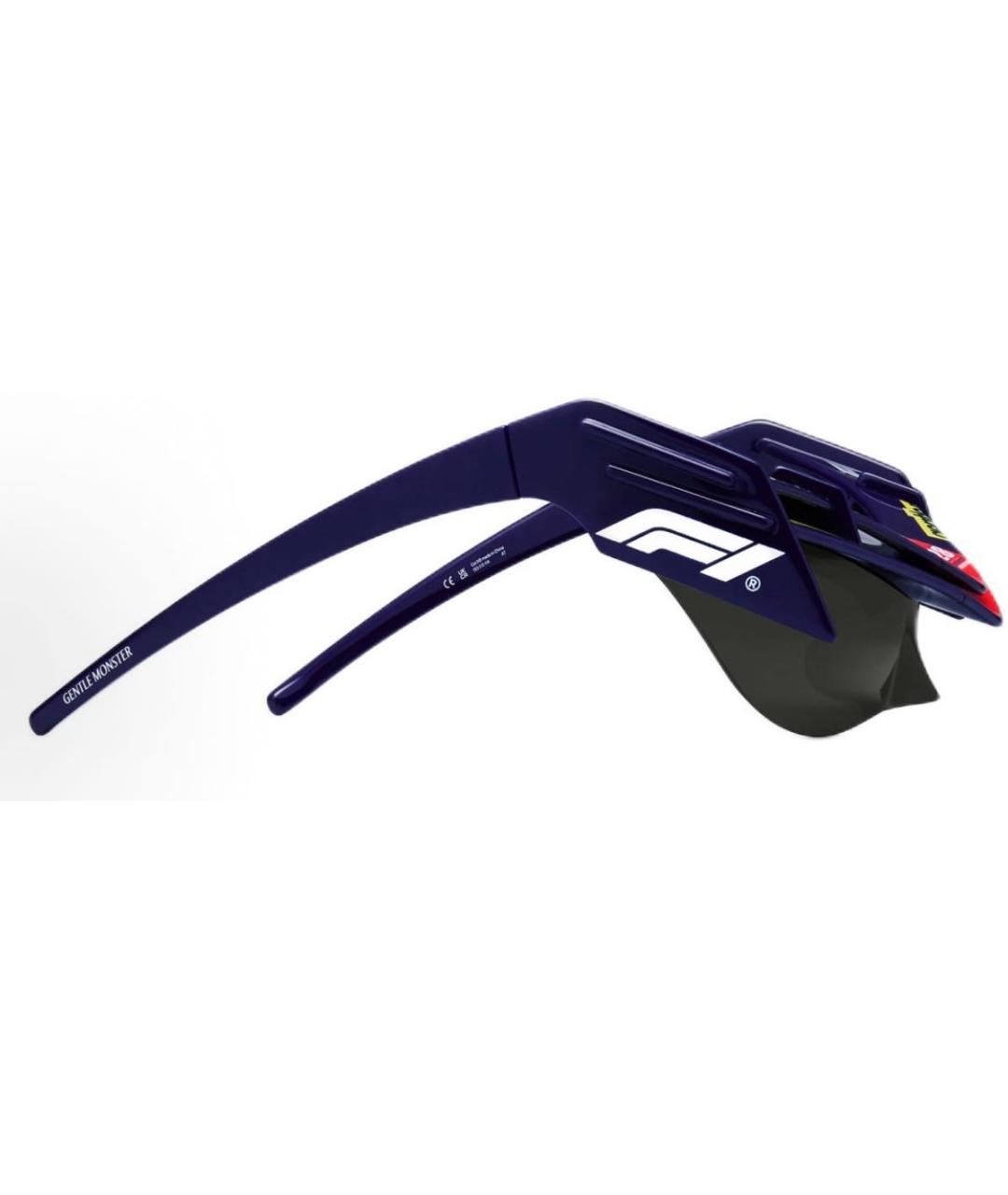 GENTLE MONSTER Темно-синие пластиковые солнцезащитные очки, фото 5