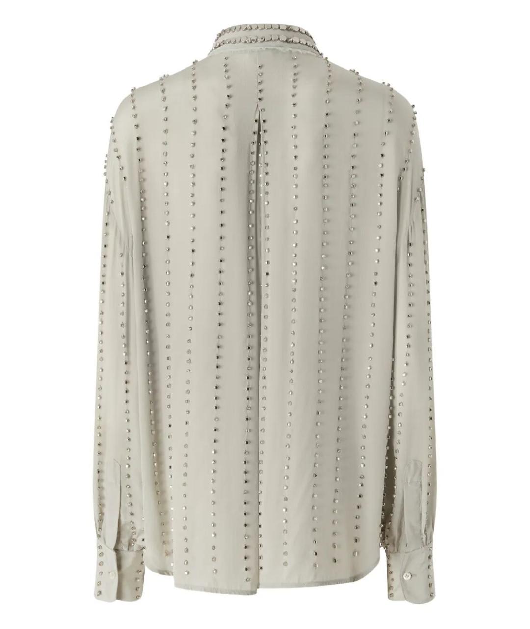 PINKO Серая вискозная рубашка, фото 2