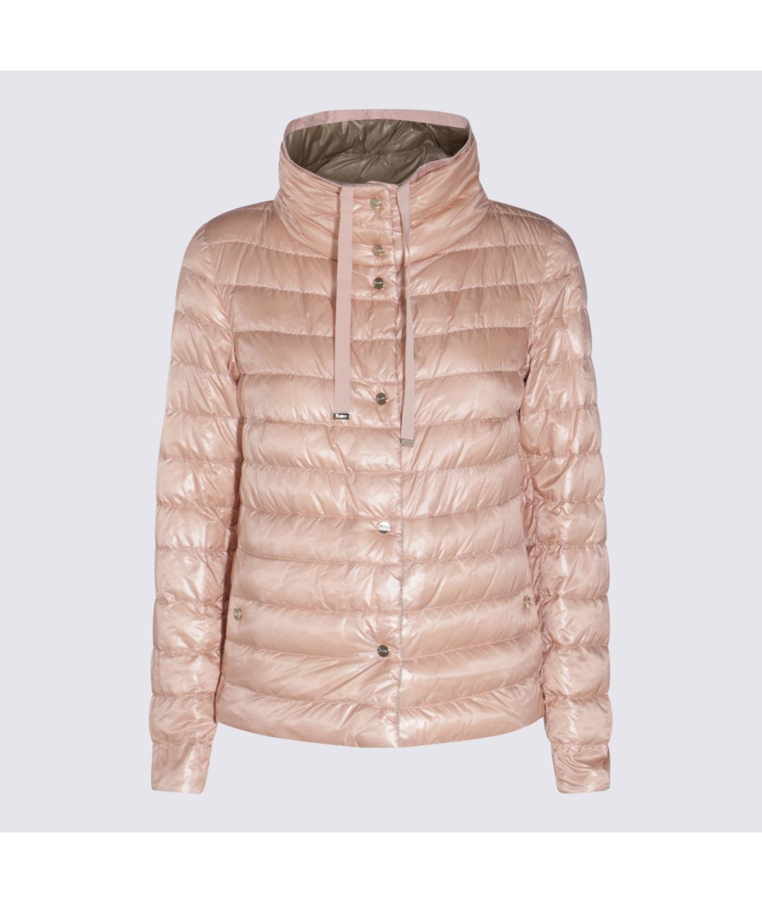 HERNO Розовая полиамидовая куртка, фото 3
