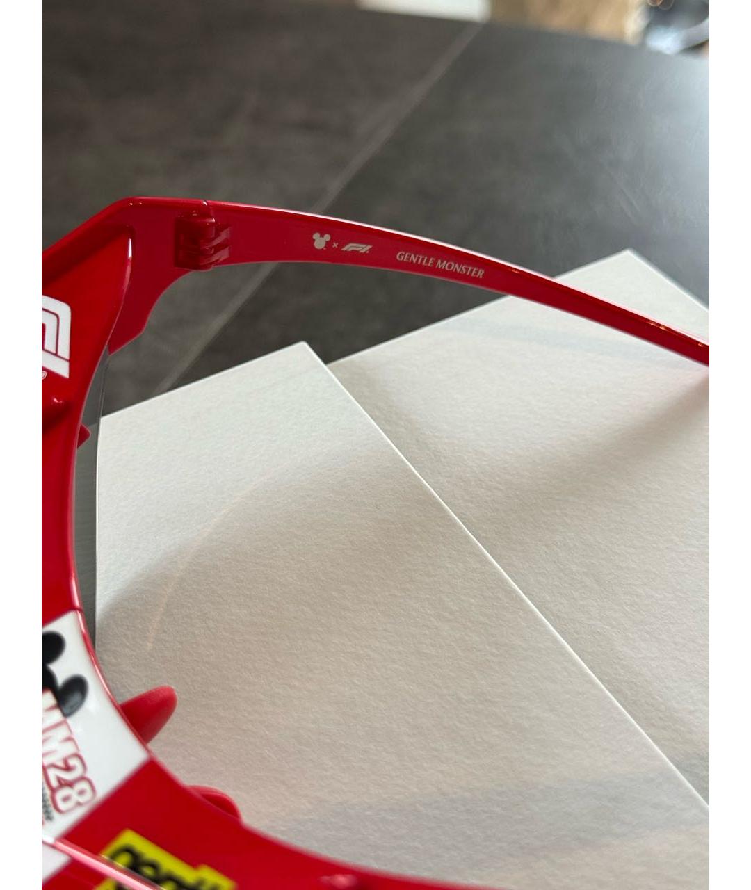 GENTLE MONSTER Красные пластиковые солнцезащитные очки, фото 4