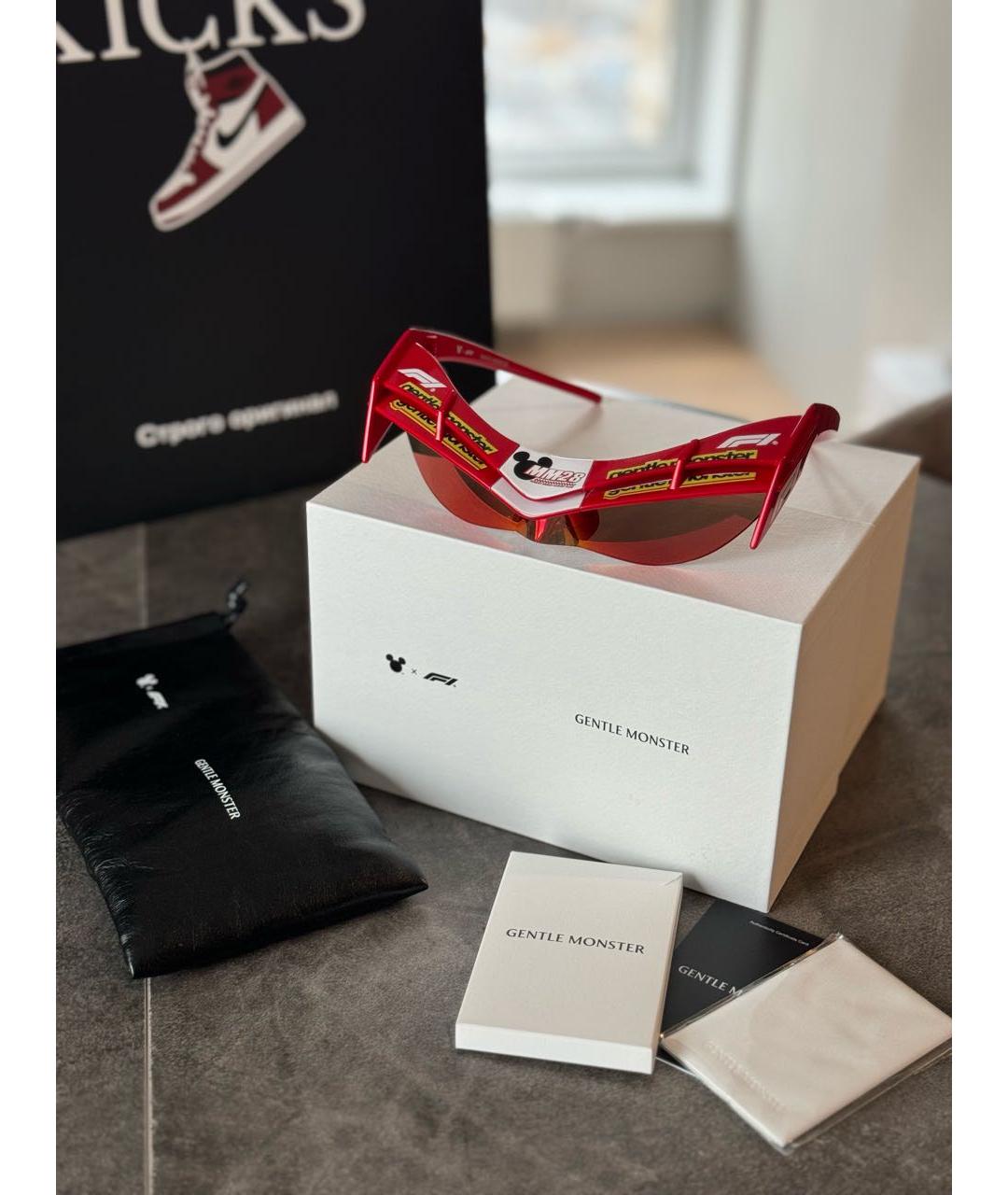 GENTLE MONSTER Красные пластиковые солнцезащитные очки, фото 2