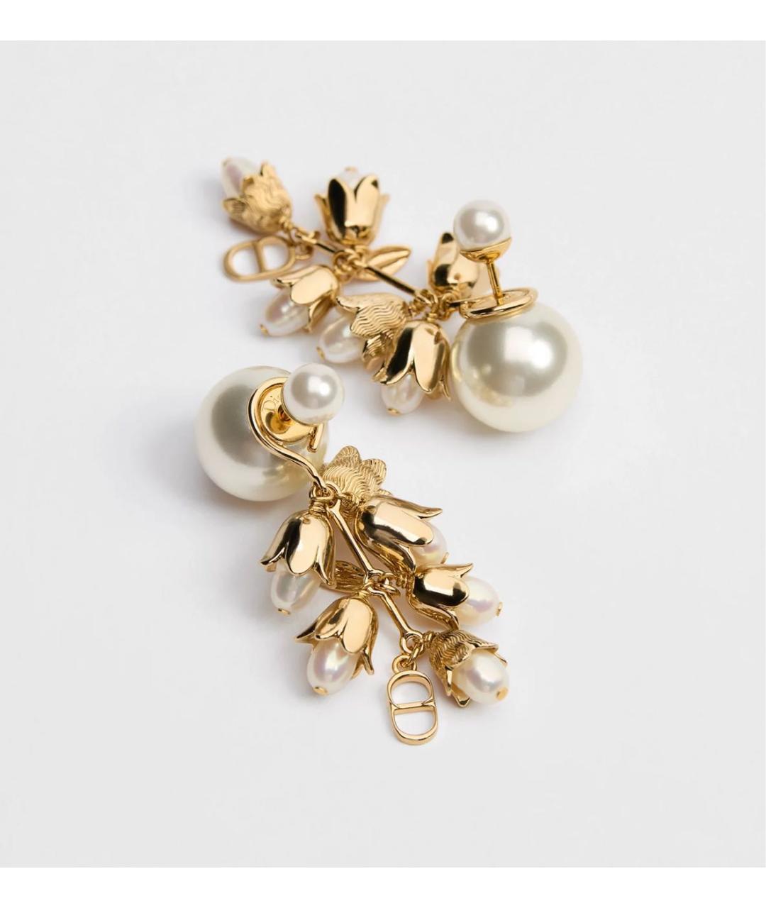 CHRISTIAN DIOR Золотые серьги, фото 4