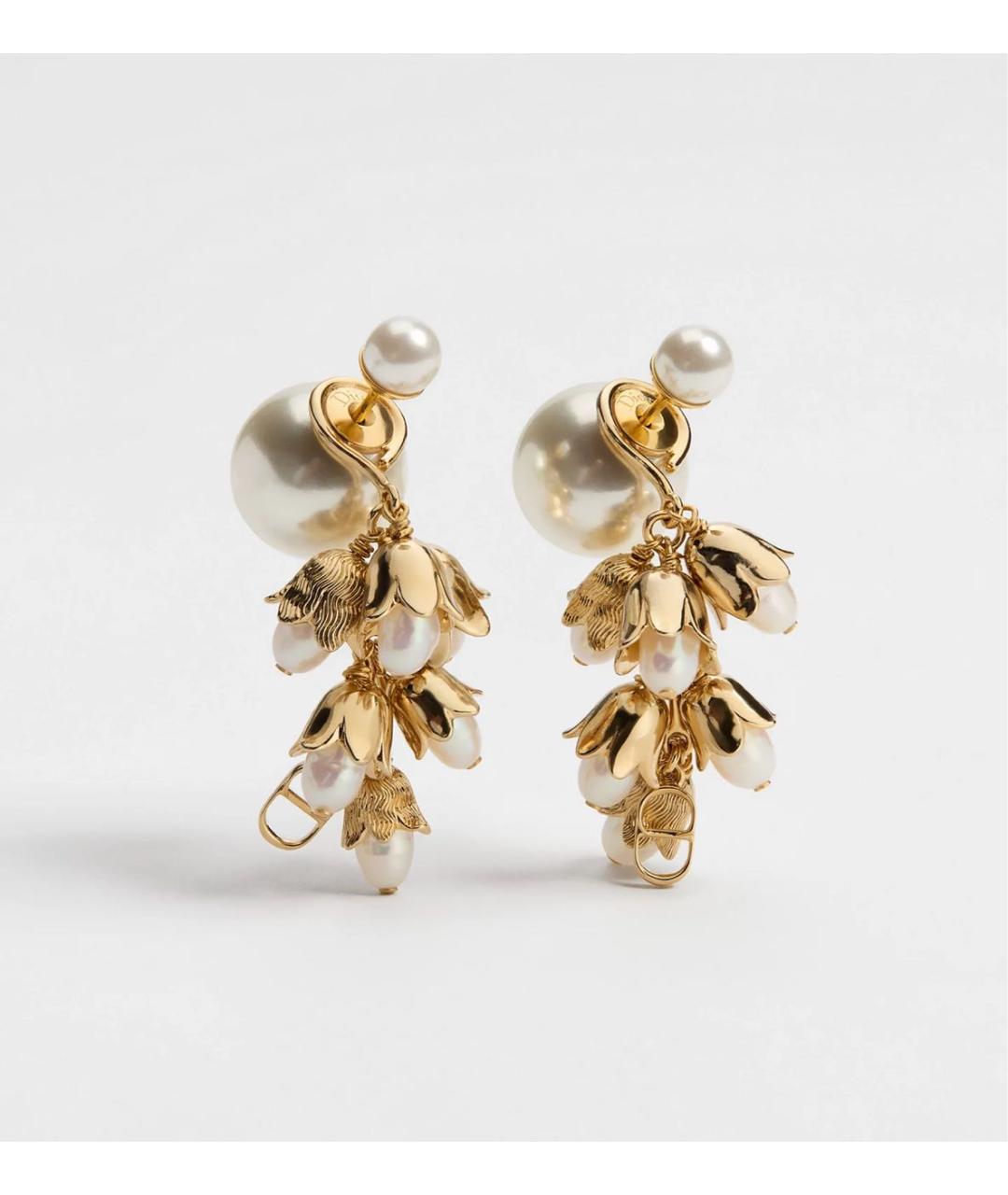 CHRISTIAN DIOR Золотые серьги, фото 6