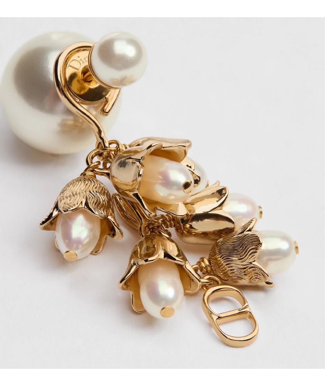 CHRISTIAN DIOR Золотые серьги, фото 5