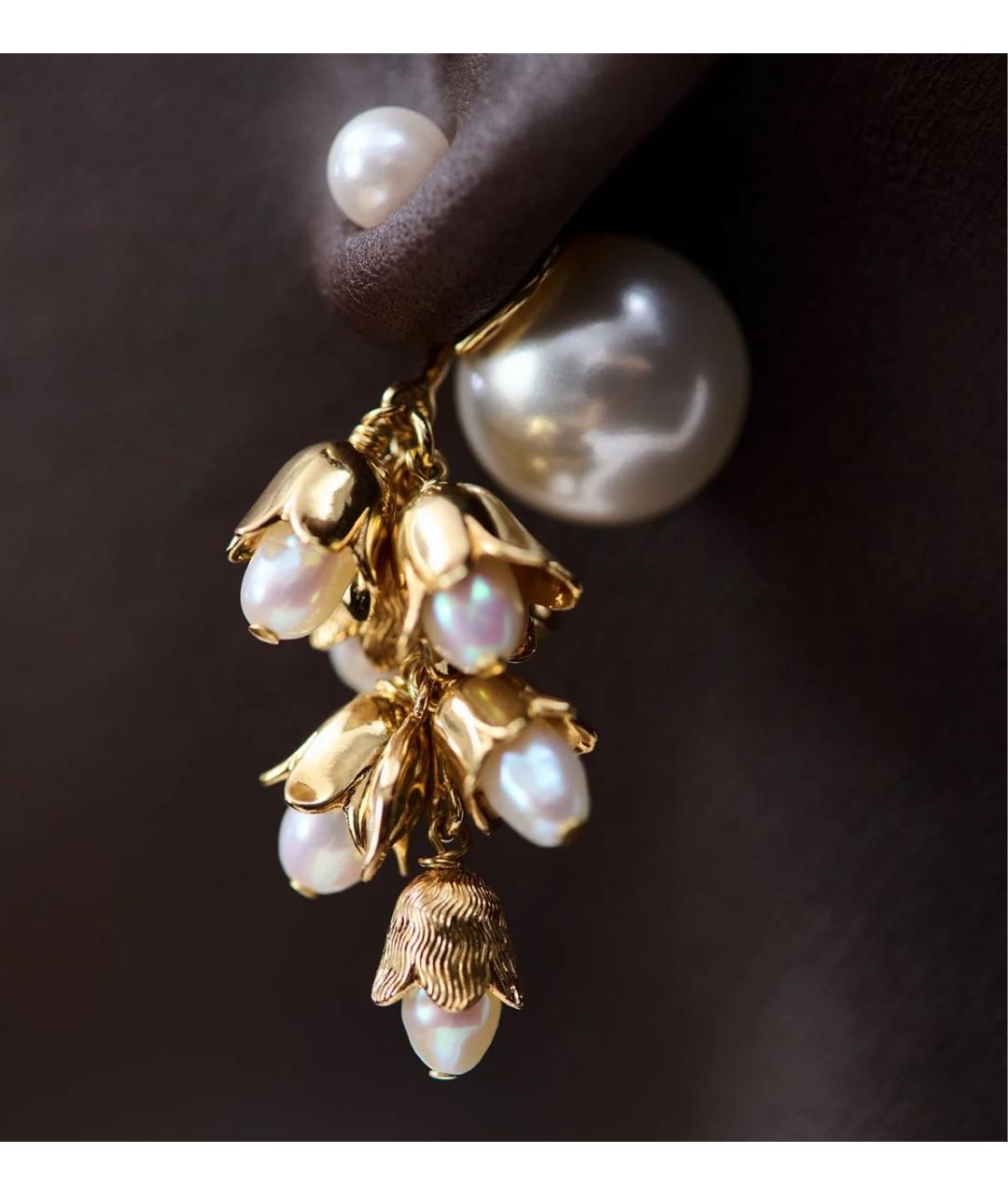 CHRISTIAN DIOR Золотые серьги, фото 3