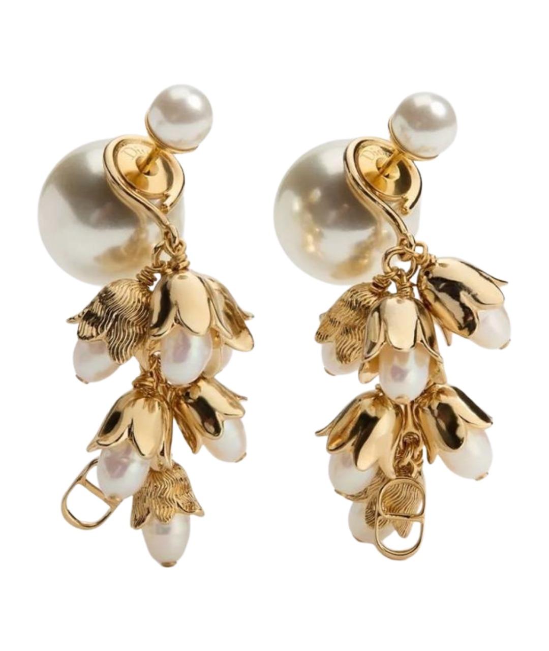 CHRISTIAN DIOR Золотые серьги, фото 1