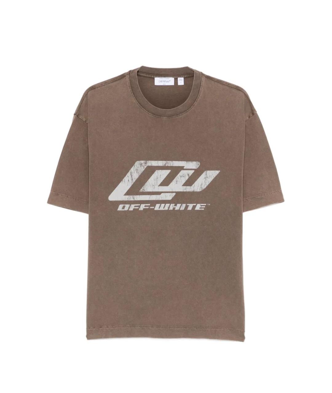 OFF-WHITE Хлопковая футболка, фото 1