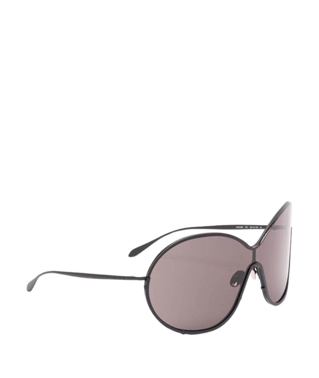 ALAIA Черные металлические солнцезащитные очки, фото 1