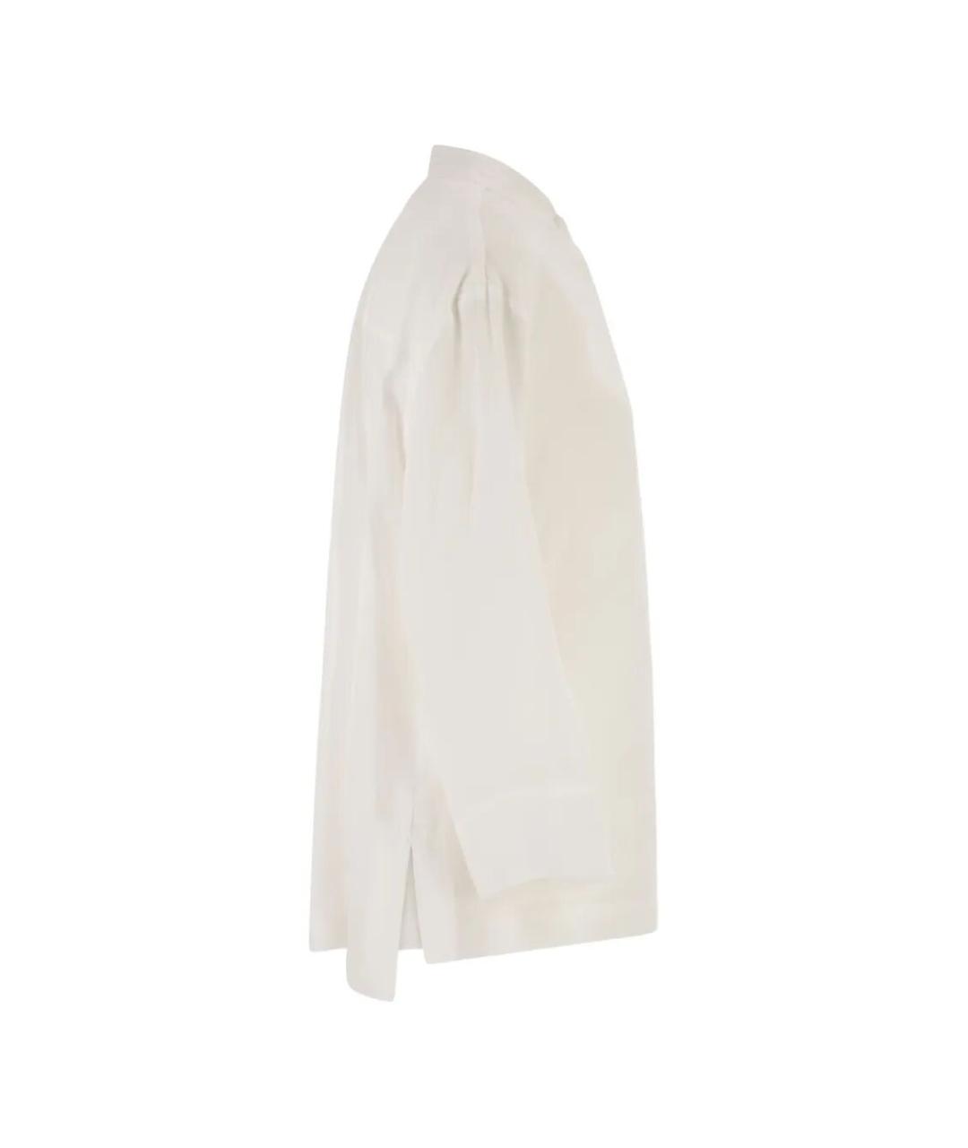 MAX MARA Бежевая льняная рубашка, фото 4