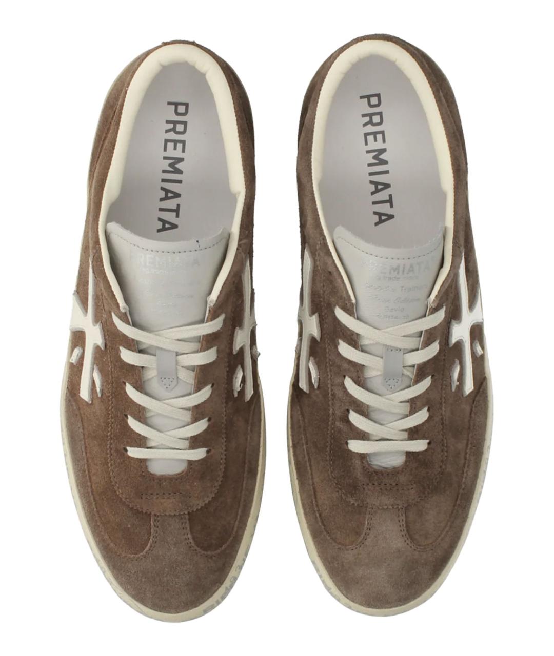 PREMIATA Кожаные низкие кроссовки / кеды, фото 4