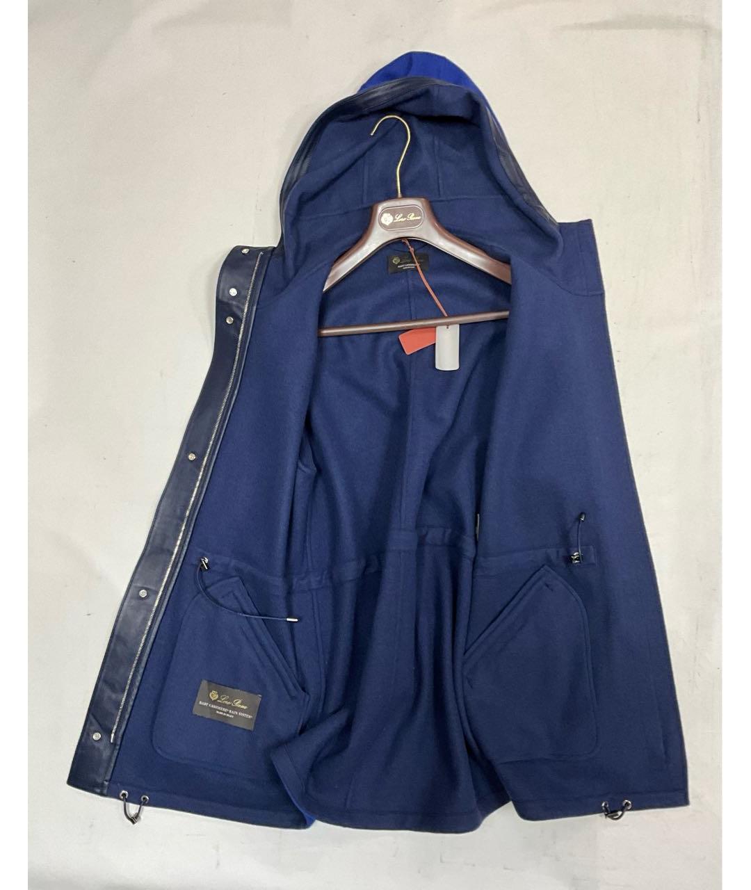 LORO PIANA Синяя кашемировая парка, фото 3