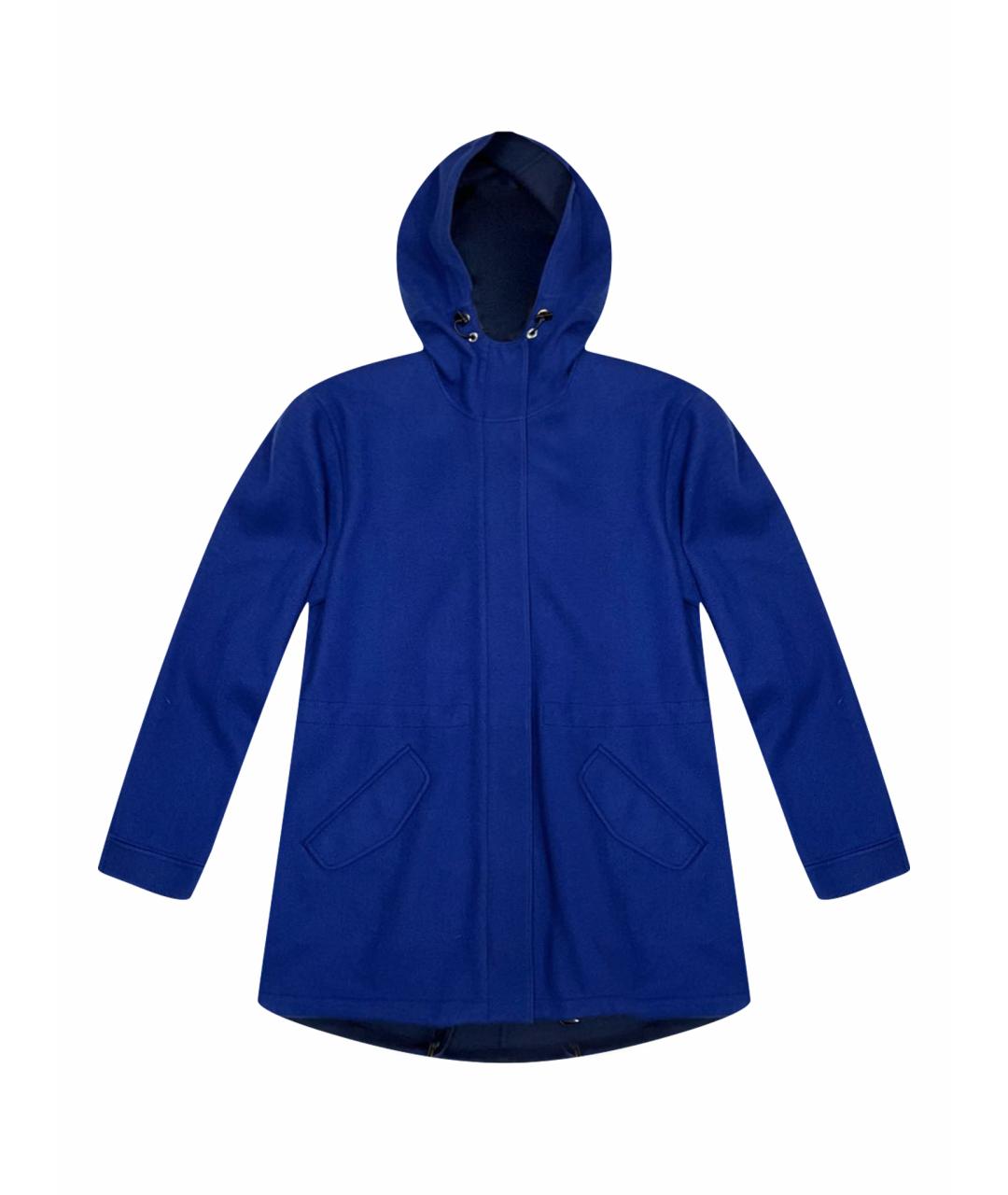 LORO PIANA Синяя кашемировая парка, фото 1