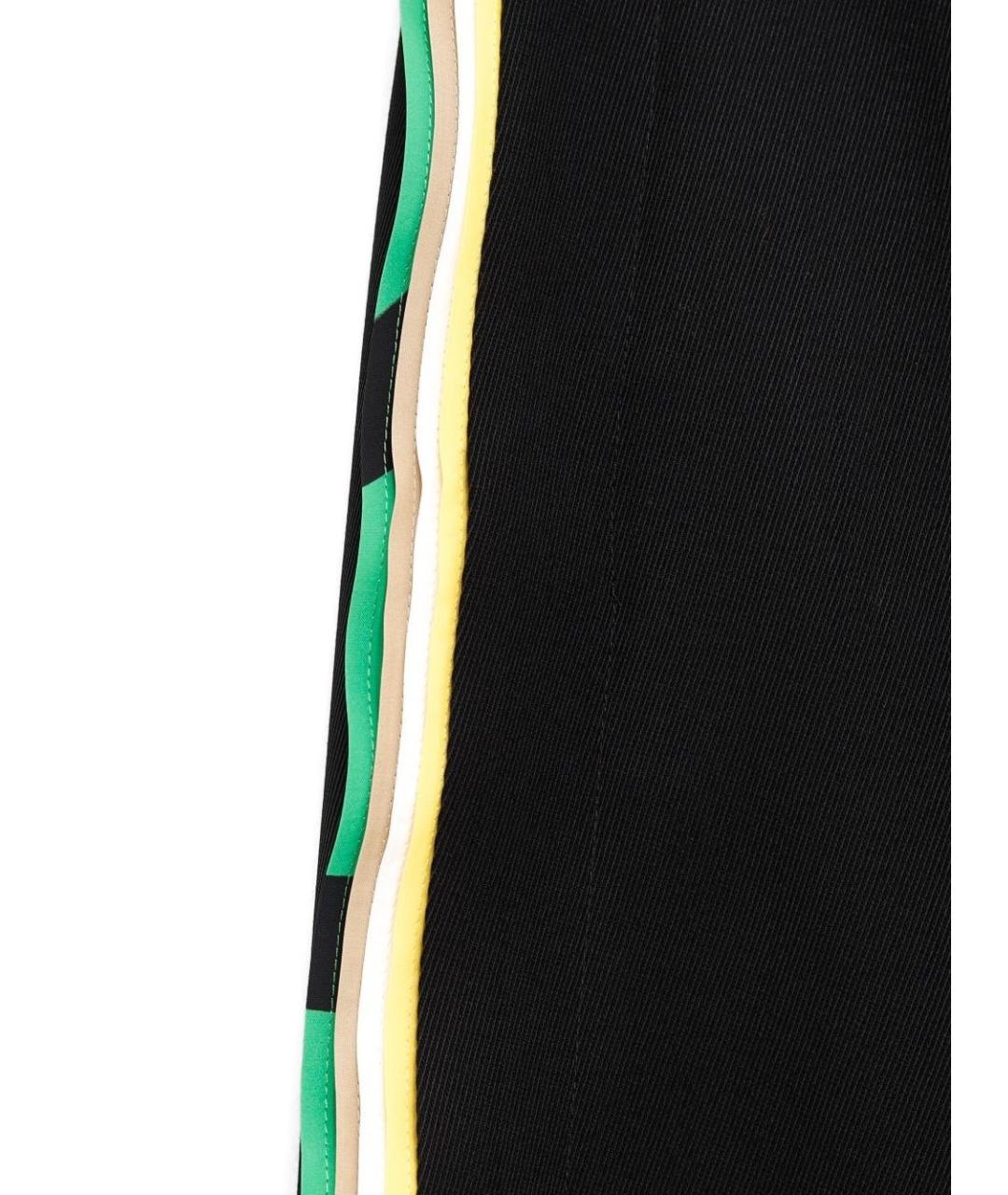 LOEWE Черные шерстяные прямые брюки, фото 3