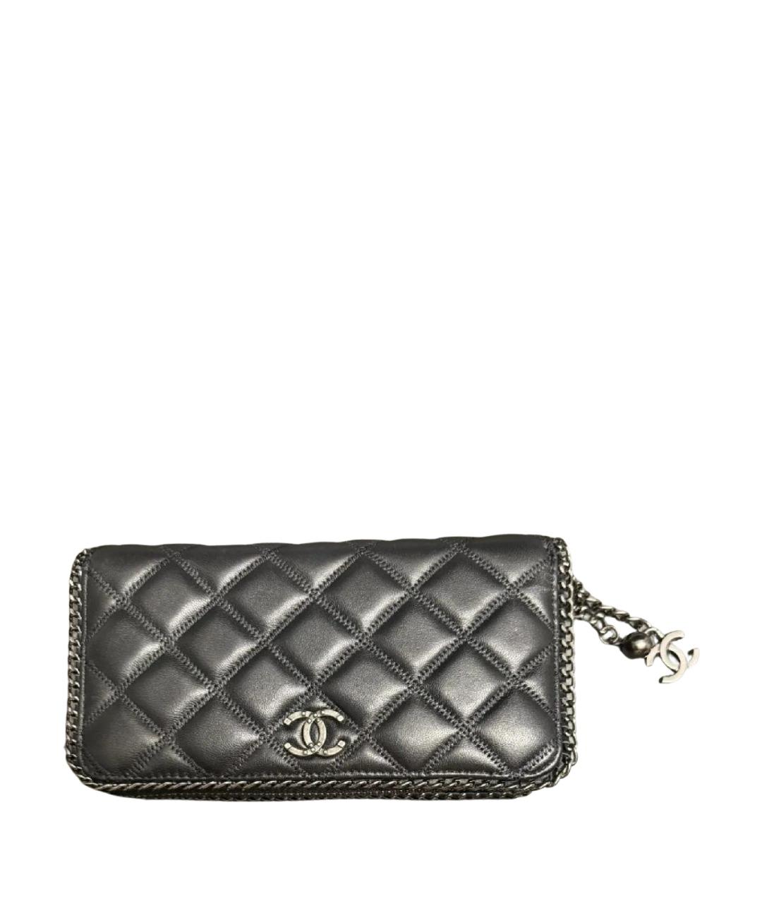 CHANEL Черный кошелек, фото 1