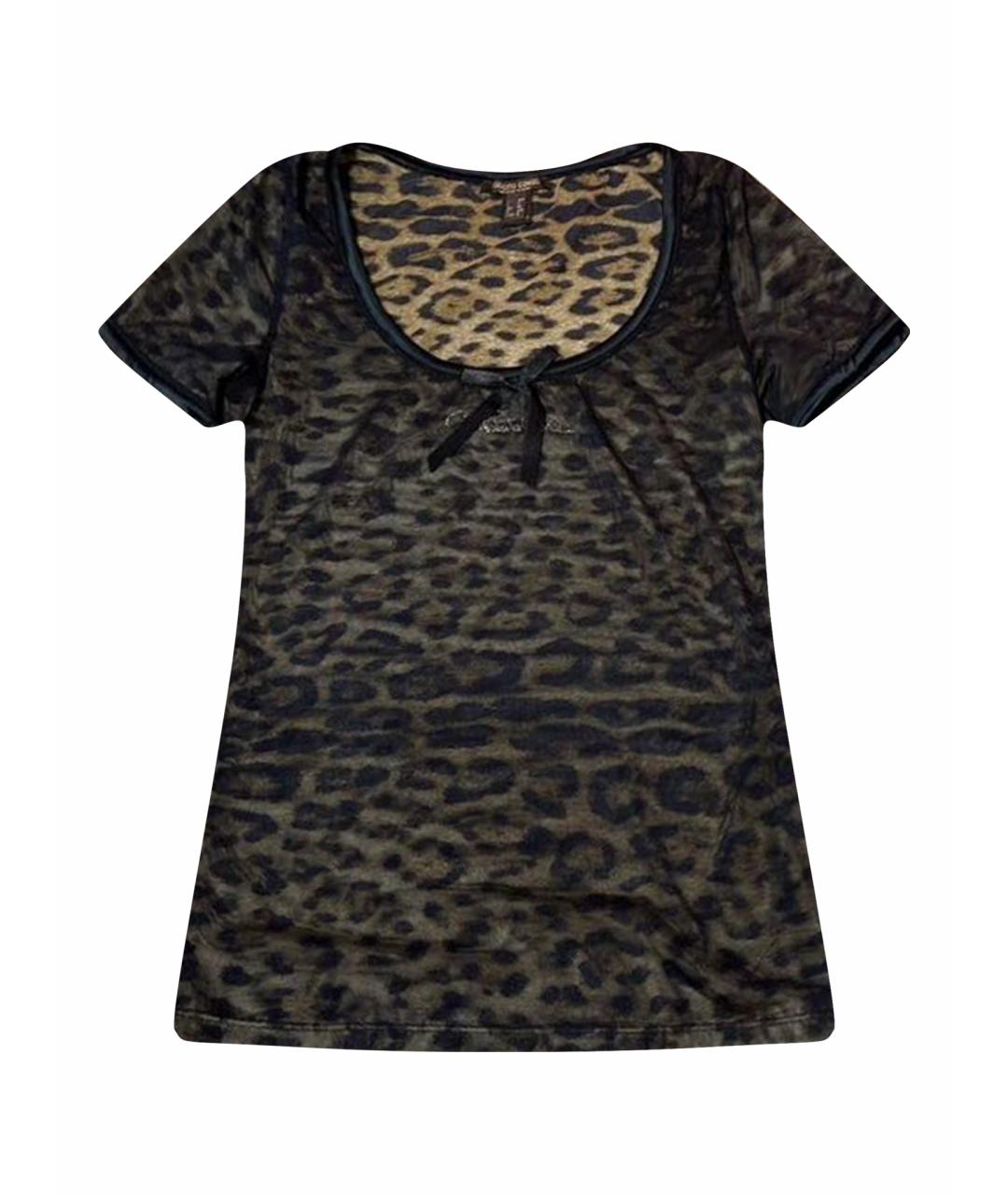 ROBERTO CAVALLI Черная полиамидовая футболка, фото 1