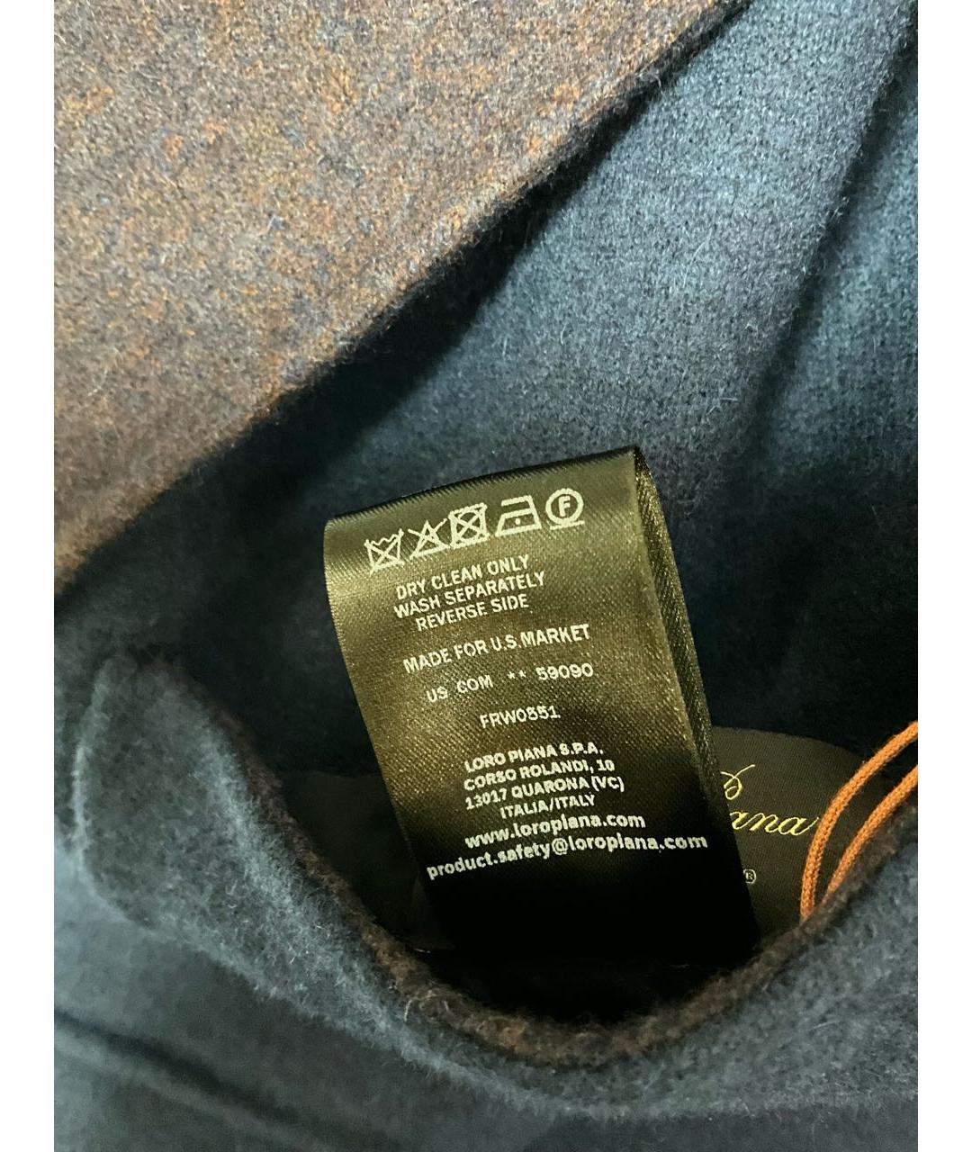 LORO PIANA Фиолетовое кашемировое пальто, фото 6