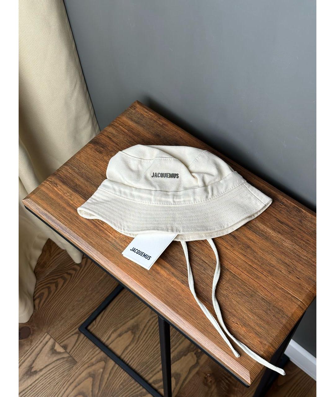 JACQUEMUS Бежевая хлопковая панама, фото 2