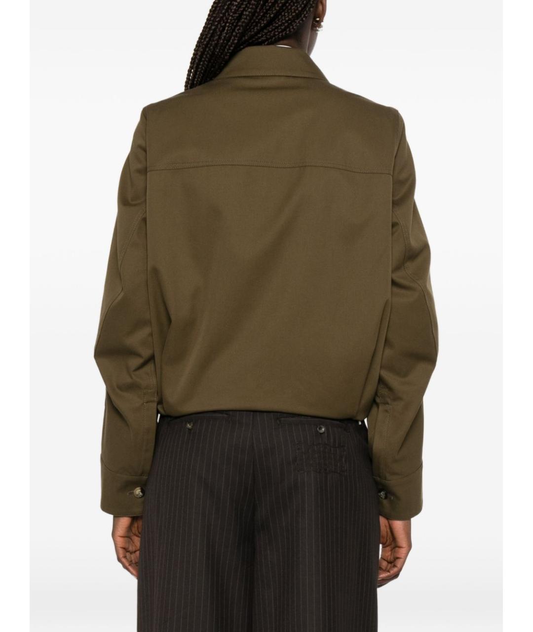 LOEWE Хаки куртка, фото 4