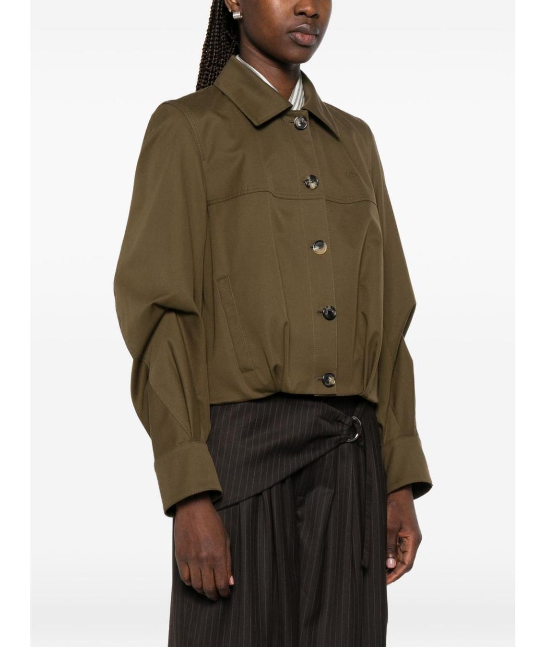 LOEWE Хаки куртка, фото 2